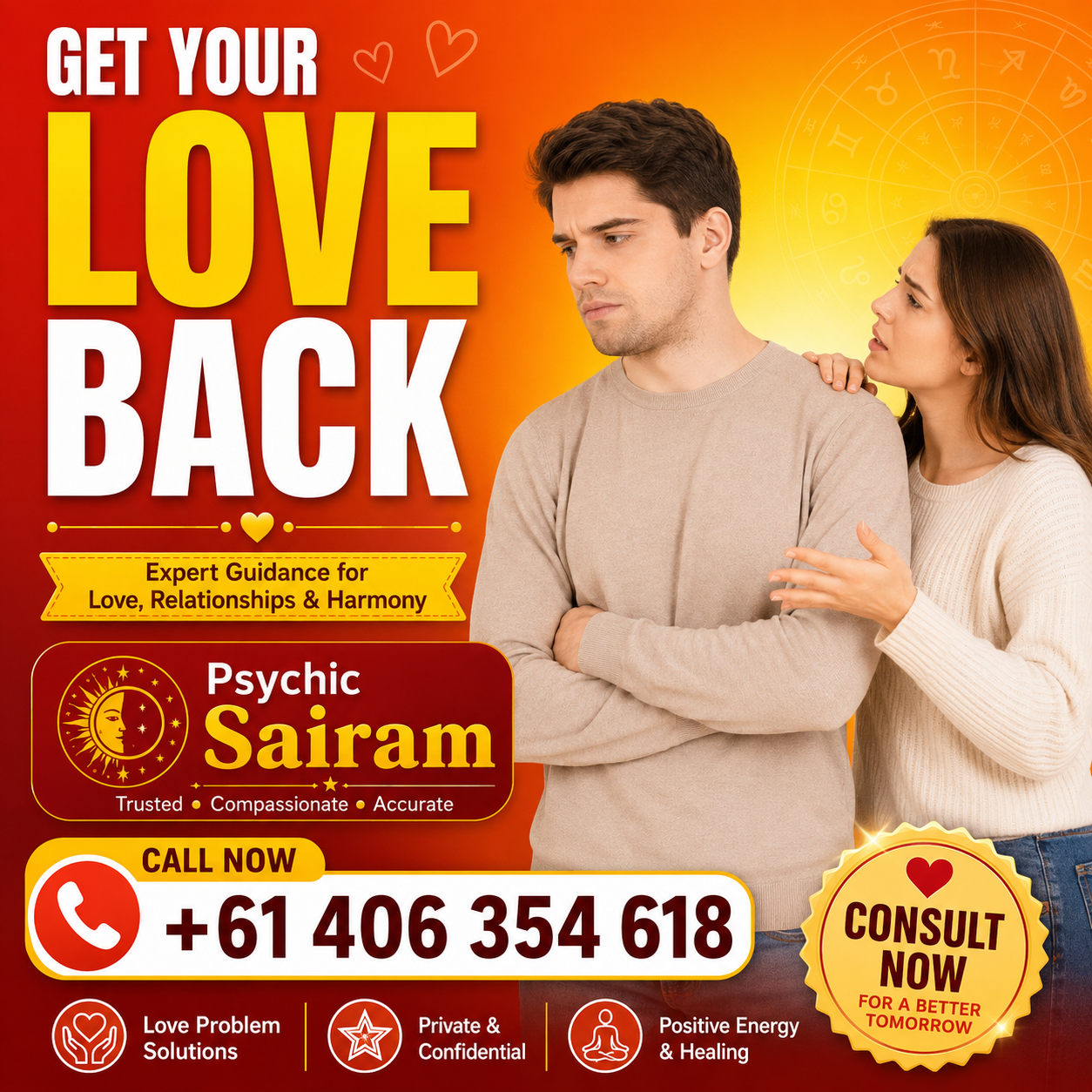 Love astrologer and psychic in Sydney