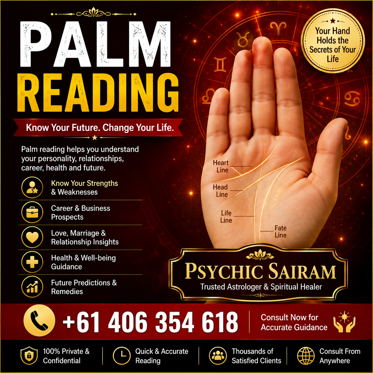 Palm reader Sydney Australia